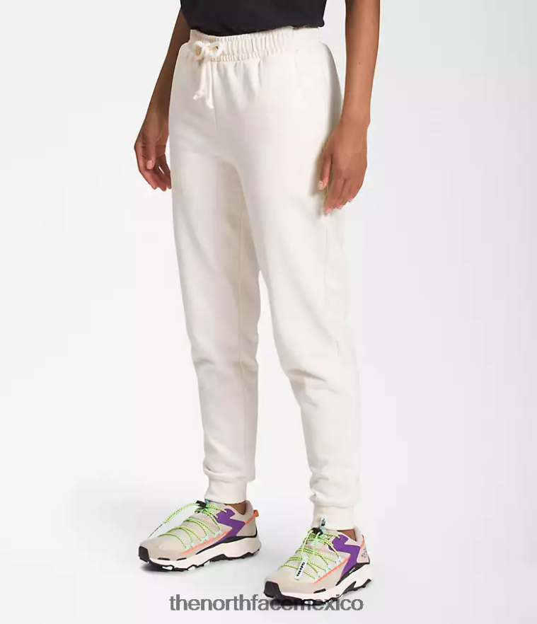 The North Face ropa NFHLJL333 gardenia blanca mujer joggers con parches Heritage