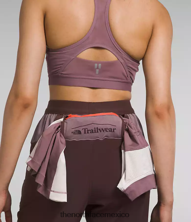 The North Face ropa NFHLJL853 marrón carbón/gris leonado mujer joggers trailwear okt flash