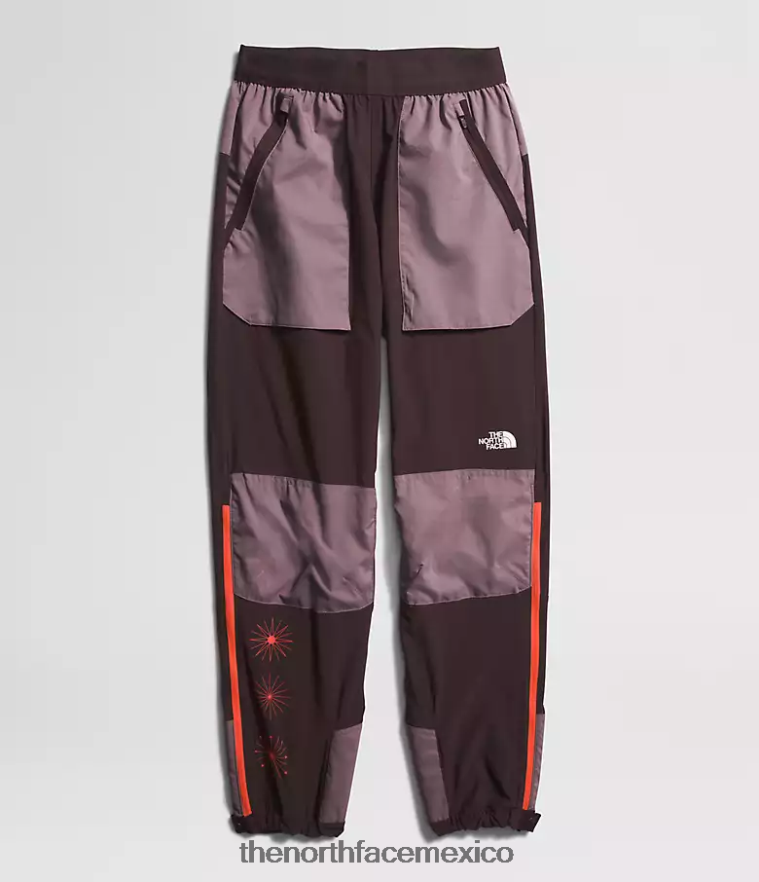 The North Face ropa NFHLJL853 marrón carbón/gris leonado mujer joggers trailwear okt flash