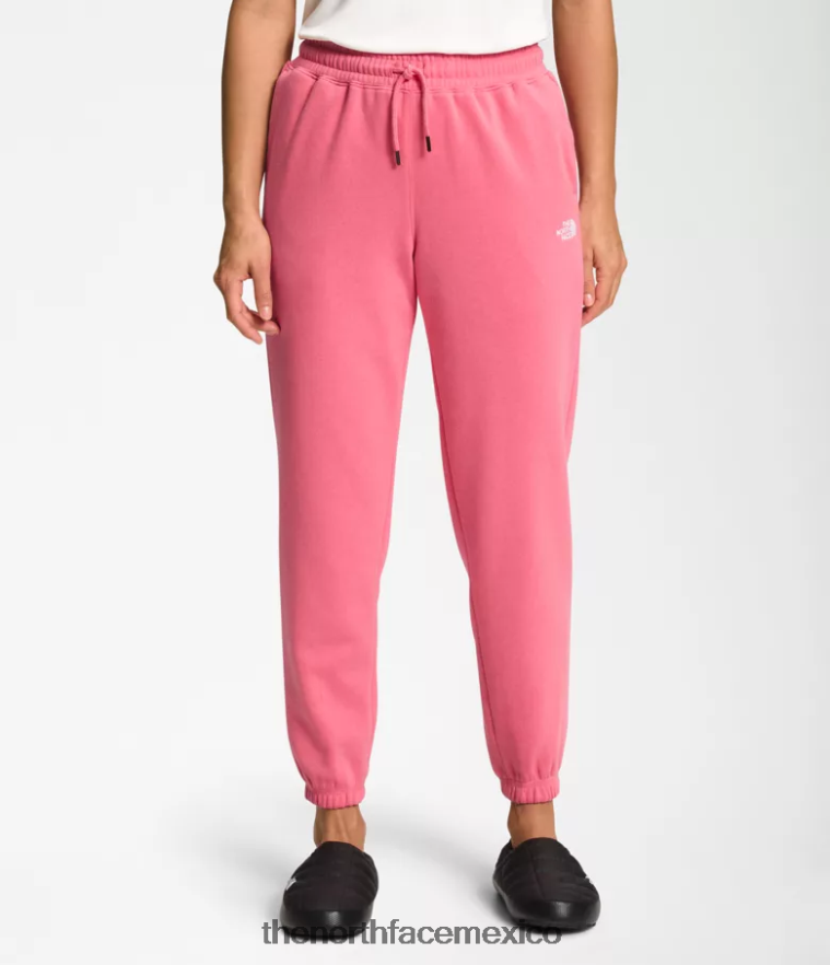 The North Face ropa NFHLJL982 rosa cosmo/blanco tnf mujer pantalones deportivos de lana con media cúpula
