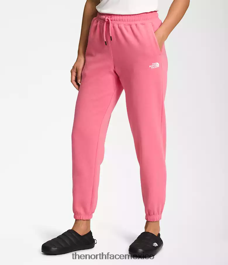 The North Face ropa NFHLJL982 rosa cosmo/blanco tnf mujer pantalones deportivos de lana con media cúpula