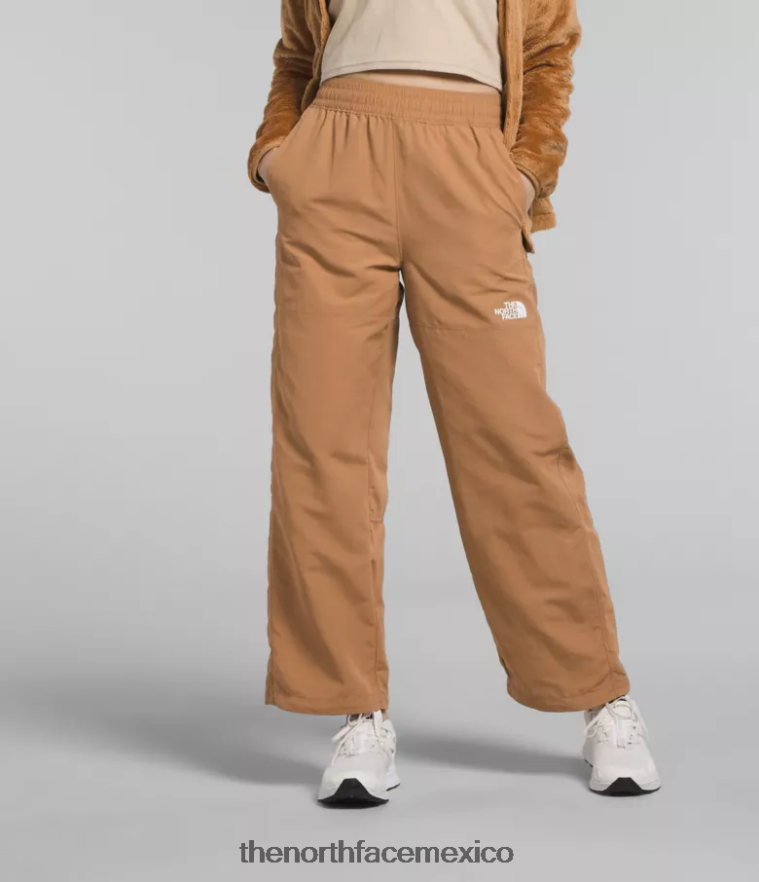 The North Face ropa NFHLJL1098 mantequilla de almendras mujer pantalones fáciles de nailon tnf