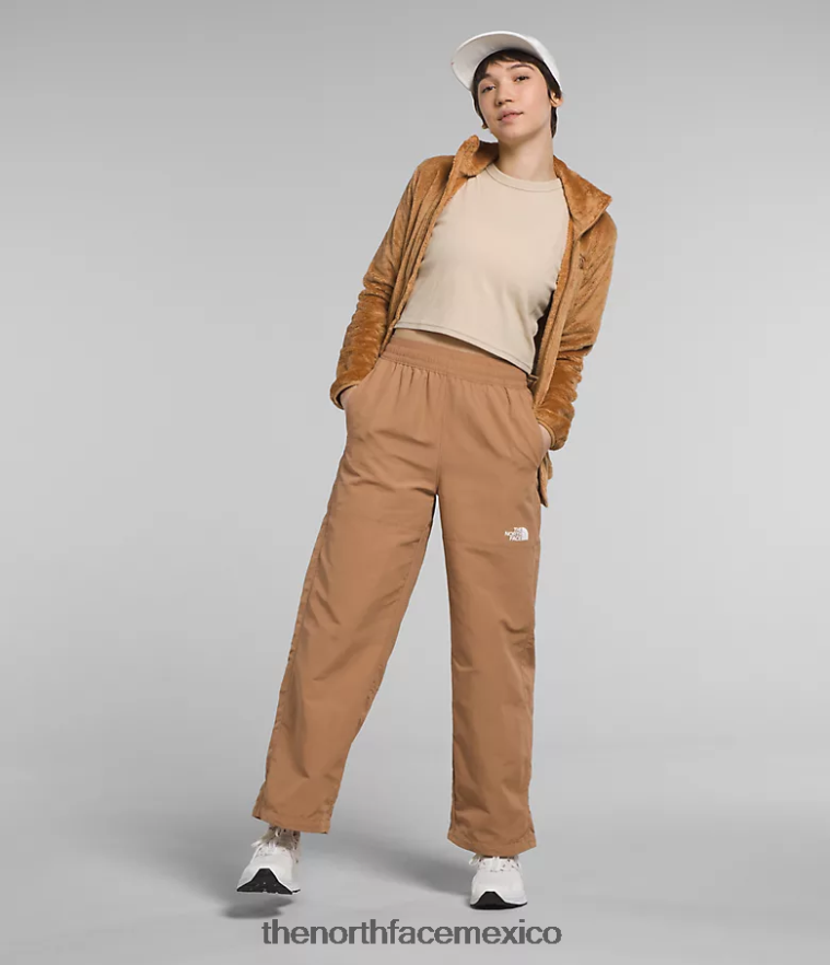 The North Face ropa NFHLJL1098 mantequilla de almendras mujer pantalones fáciles de nailon tnf