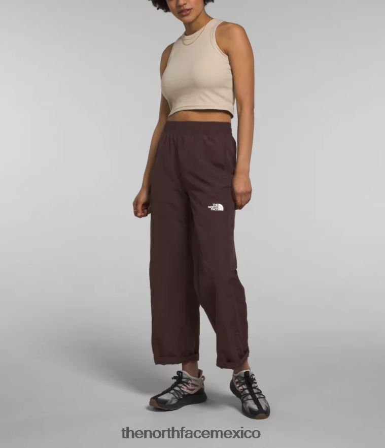 The North Face ropa NFHLJL1099 marrón carbón mujer pantalones fáciles de nailon tnf
