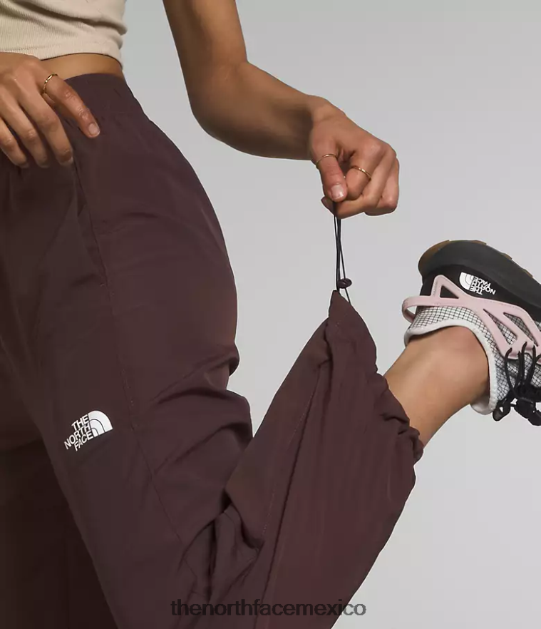 The North Face ropa NFHLJL1099 marrón carbón mujer pantalones fáciles de nailon tnf