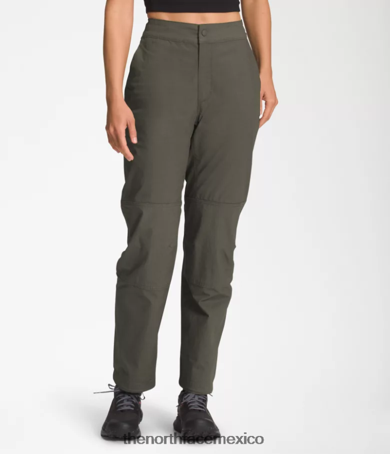 The North Face ropa NFHLJL1149 nuevo verde topo mujer pantalones de ruta
