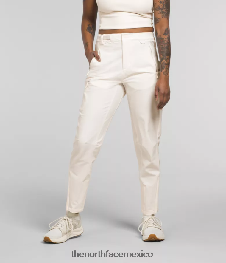 The North Face ropa NFHLJL168 gardenia blanca mujer pantalones bridgeway pro