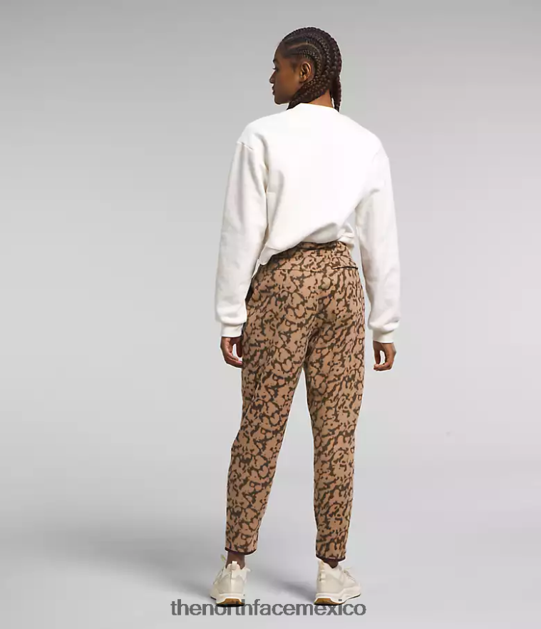 The North Face ropa NFHLJL844 estampado de tinte gráfico de mantequilla de almendras mujer pantalones alpinos polartec 100