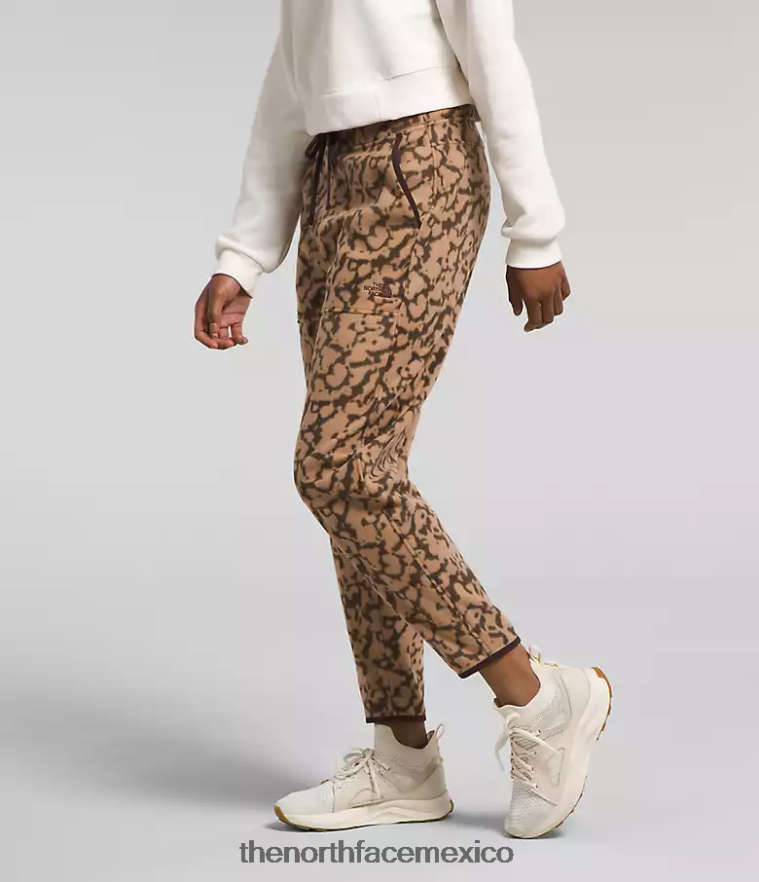 The North Face ropa NFHLJL844 estampado de tinte gráfico de mantequilla de almendras mujer pantalones alpinos polartec 100