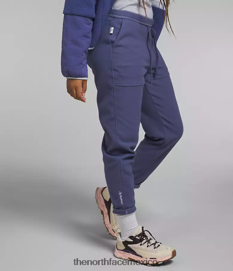 The North Face ropa NFHLJL845 cueva azul mujer pantalones alpinos polartec 100
