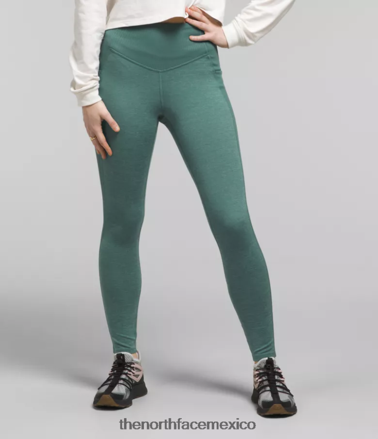 The North Face ropa NFHLJL382 brezo salvia oscuro mujer medias con bolsillo Dune Sky