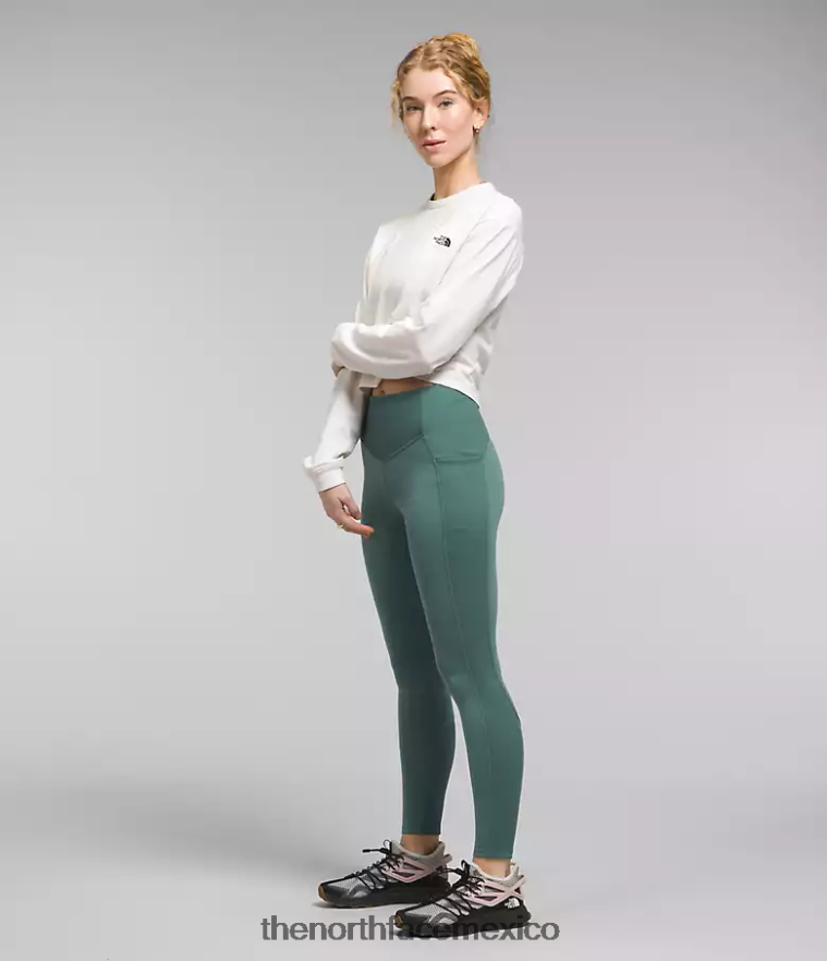 The North Face ropa NFHLJL382 brezo salvia oscuro mujer medias con bolsillo Dune Sky