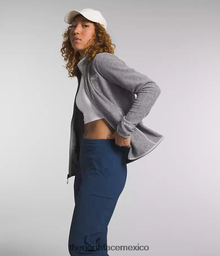 The North Face ropa NFHLJL1014 tnf gris medio jaspeado mujer chaqueta alpina polartec 100