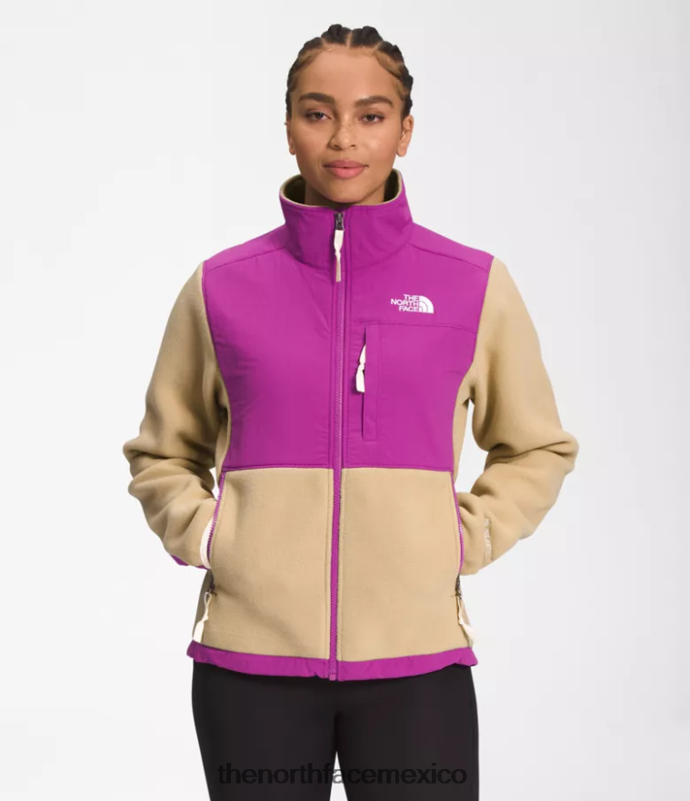 The North Face ropa NFHLJL149 piedra caqui/flor de cactus violeta/gardenia blanco mujer chaqueta denali