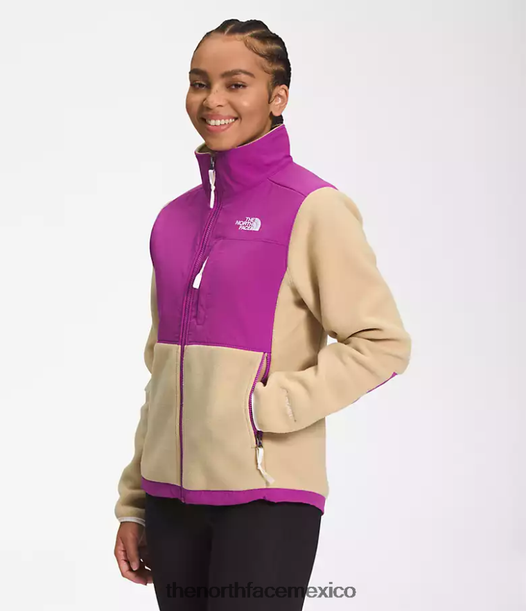 The North Face ropa NFHLJL149 piedra caqui/flor de cactus violeta/gardenia blanco mujer chaqueta denali