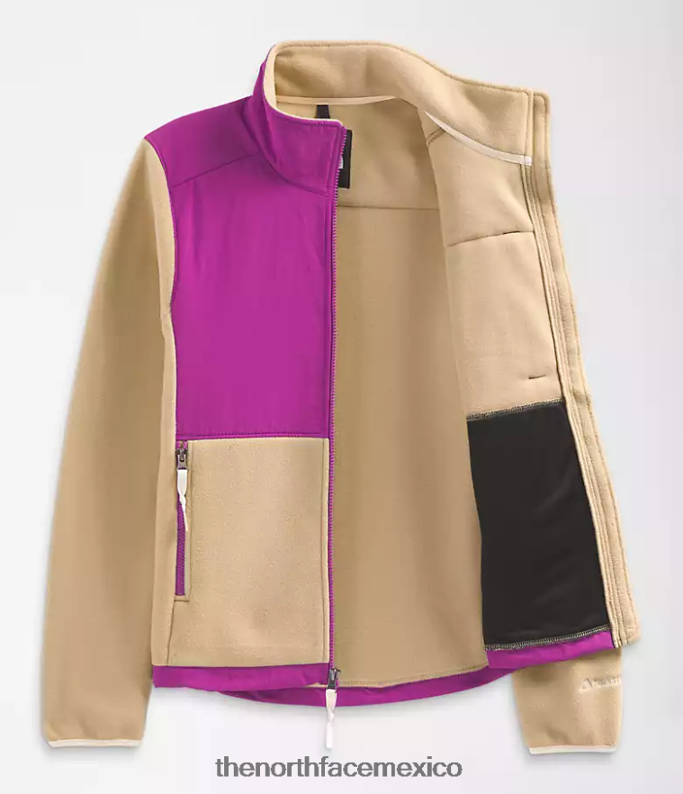 The North Face ropa NFHLJL149 piedra caqui/flor de cactus violeta/gardenia blanco mujer chaqueta denali