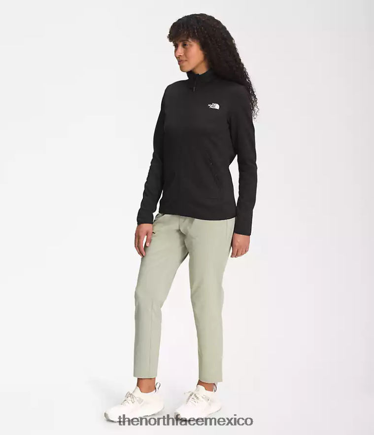The North Face ropa NFHLJL375 negro mujer Canyonlands con cremallera completa