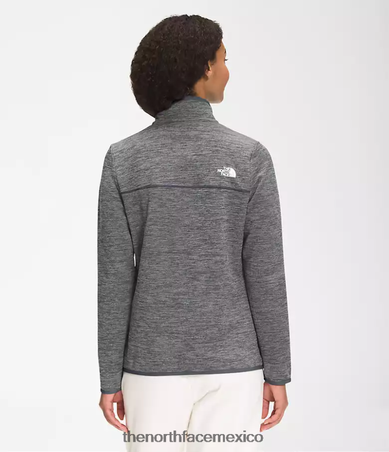 The North Face ropa NFHLJL377 tnf gris medio jaspeado mujer Canyonlands con cremallera completa