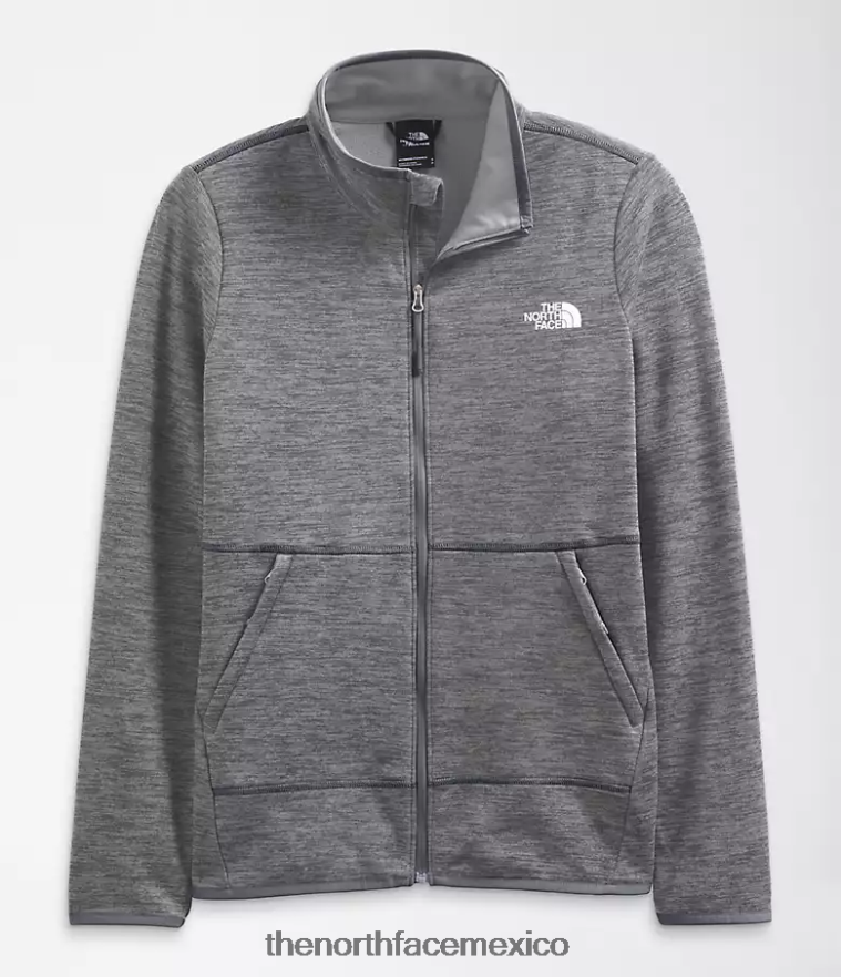 The North Face ropa NFHLJL377 tnf gris medio jaspeado mujer Canyonlands con cremallera completa