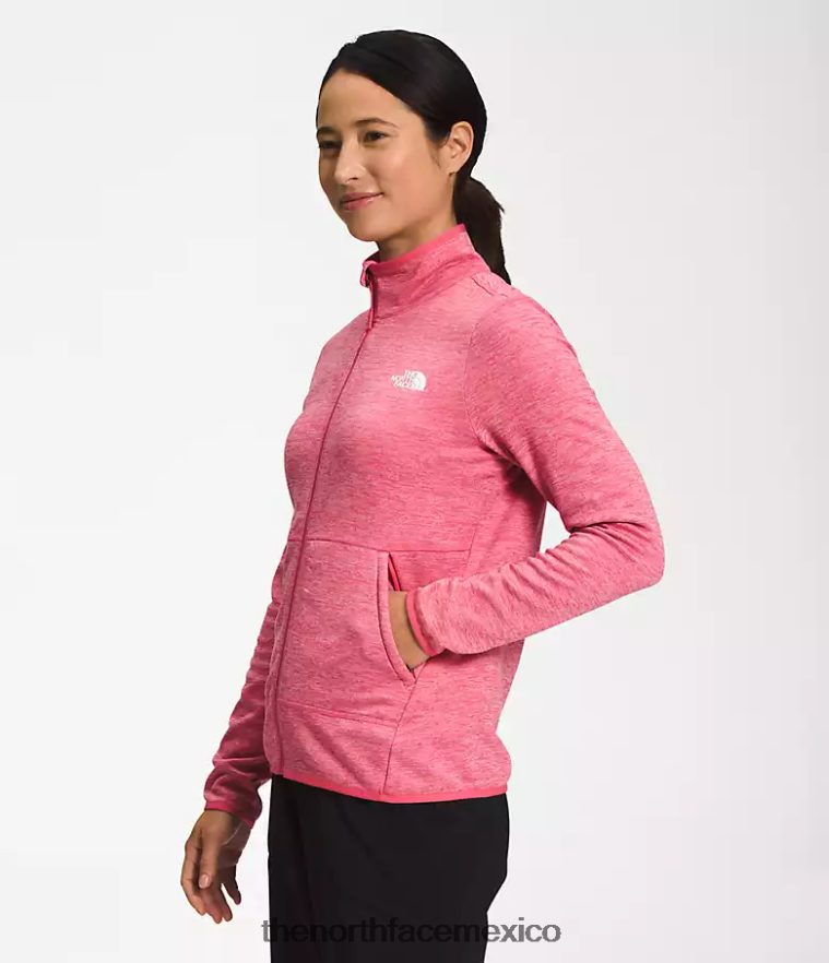 The North Face ropa NFHLJL380 cosmo rosa blanco brezo mujer Canyonlands con cremallera completa