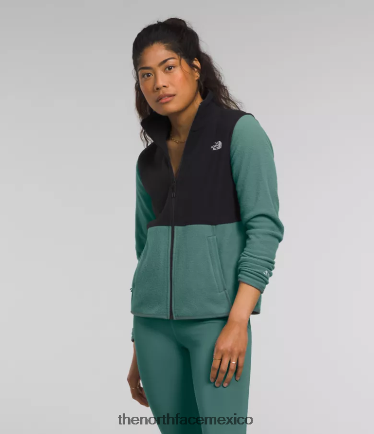 The North Face ropa NFHLJL443 salvia oscura/tnf negro mujer chaqueta alpina polartec 100
