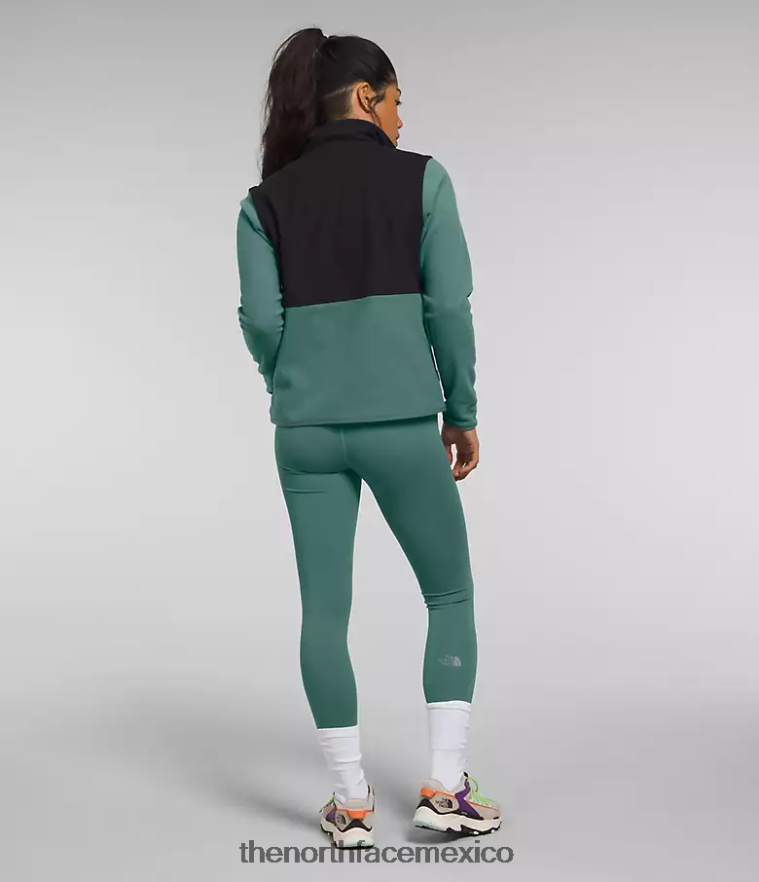 The North Face ropa NFHLJL443 salvia oscura/tnf negro mujer chaqueta alpina polartec 100