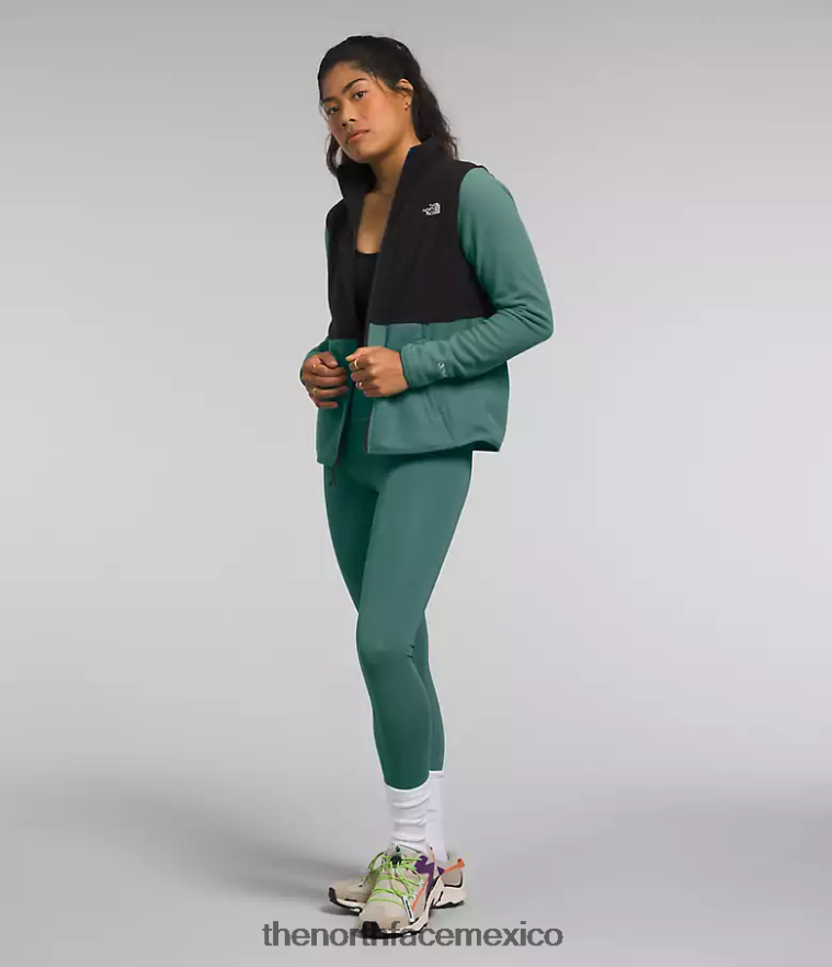 The North Face ropa NFHLJL443 salvia oscura/tnf negro mujer chaqueta alpina polartec 100