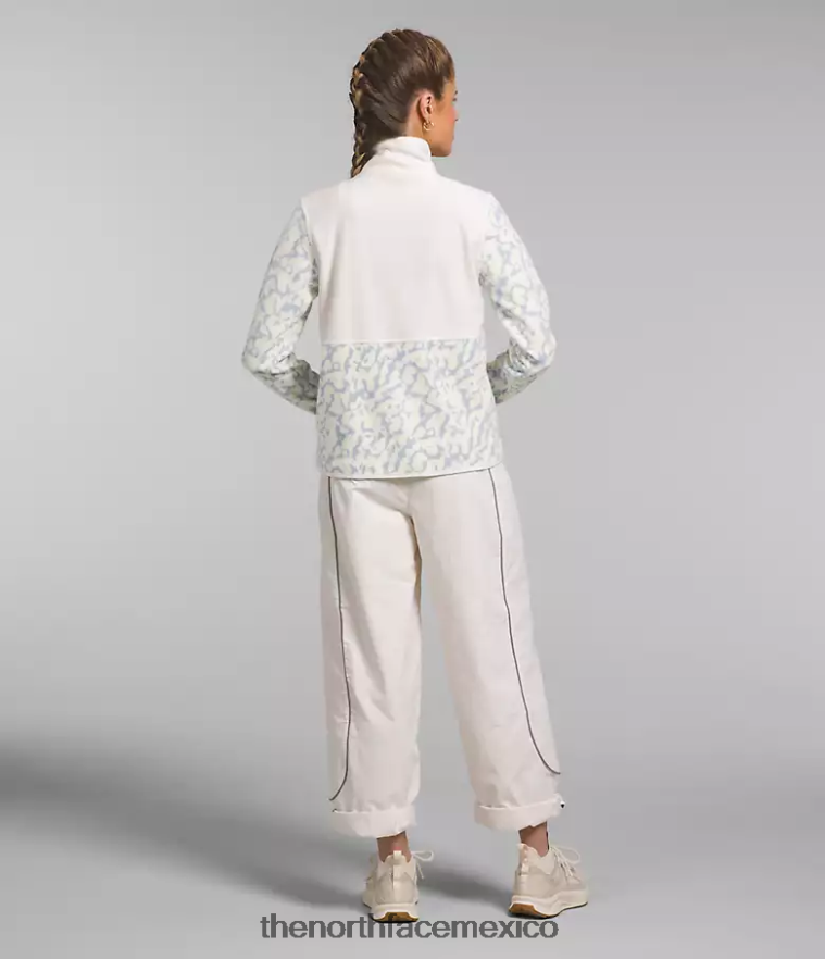 The North Face ropa NFHLJL445 Estampado de tinte gráfico bígaro polvoriento/blanco gardenia mujer chaqueta alpina polartec 100