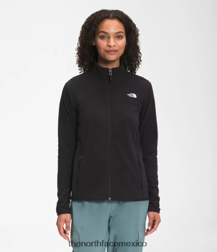 The North Face ropa NFHLJL618 negro mujer chaqueta tka glacier con cremallera completa