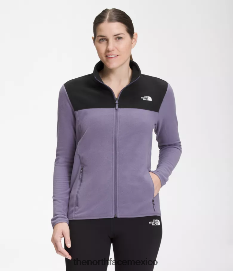 The North Face ropa NFHLJL621 tnf negro/pizarra lunar mujer chaqueta tka glacier con cremallera completa