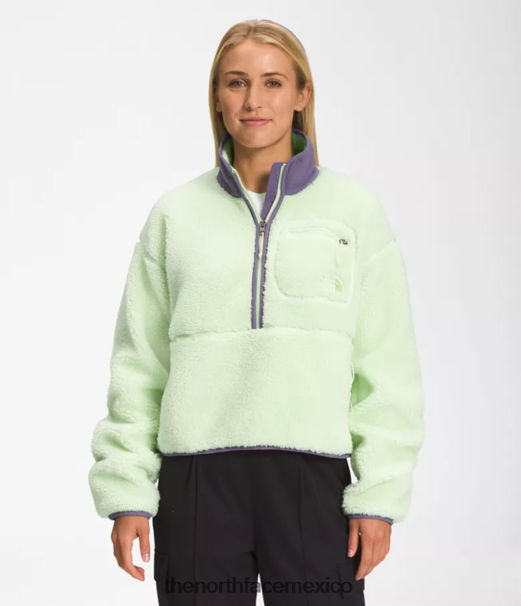 The North Face ropa NFHLJL805 crema de lima/pizarra lunar mujer jersey de pelo extremo