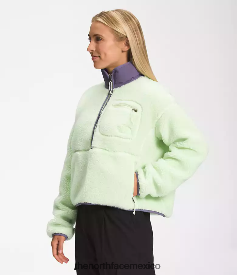 The North Face ropa NFHLJL805 crema de lima/pizarra lunar mujer jersey de pelo extremo