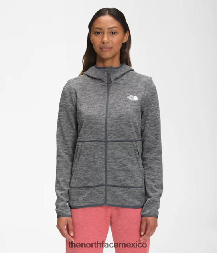 The North Face ropa NFHLJL742 tnf gris medio jaspeado mujer sudadera con capucha de canyonlands