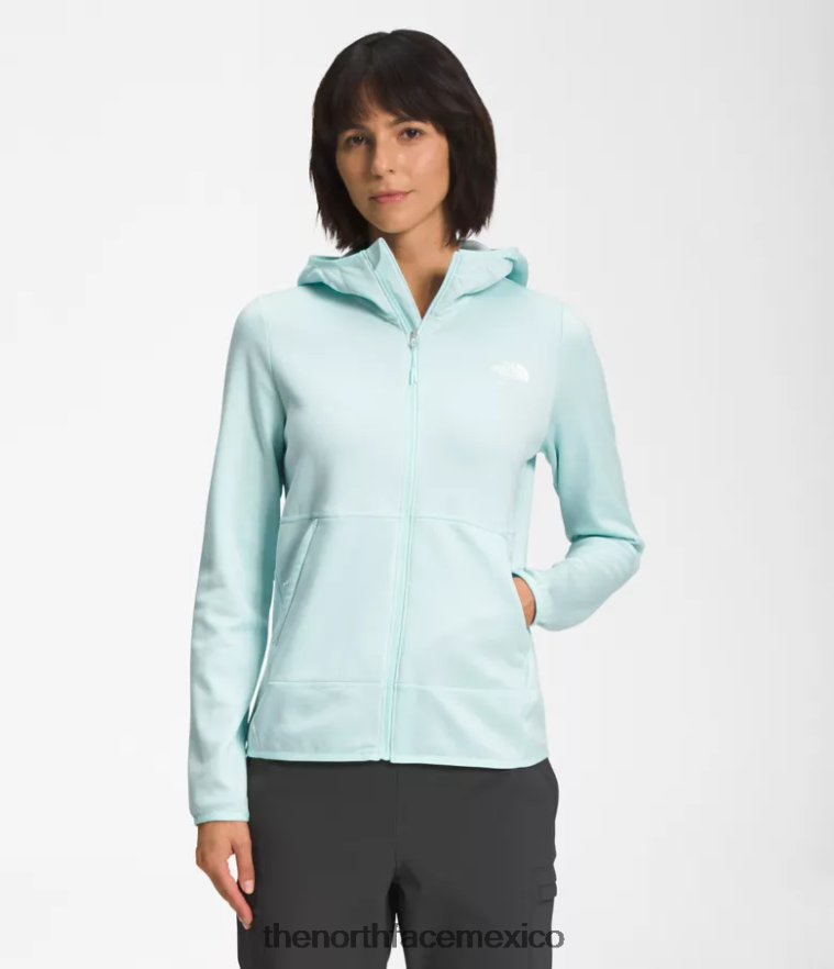 The North Face ropa NFHLJL745 claraboya azul blanco brezo mujer sudadera con capucha de canyonlands