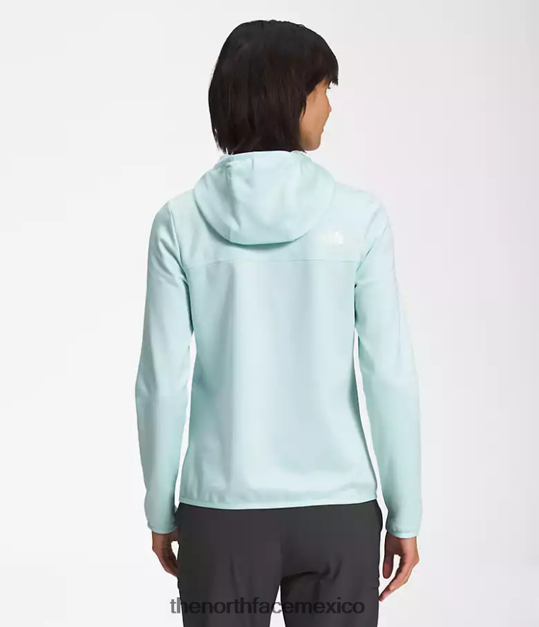 The North Face ropa NFHLJL745 claraboya azul blanco brezo mujer sudadera con capucha de canyonlands