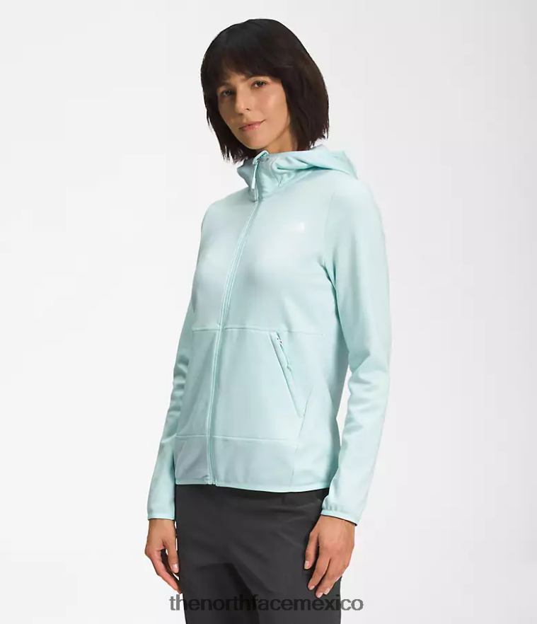 The North Face ropa NFHLJL745 claraboya azul blanco brezo mujer sudadera con capucha de canyonlands