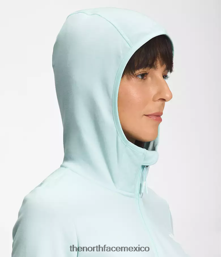 The North Face ropa NFHLJL745 claraboya azul blanco brezo mujer sudadera con capucha de canyonlands