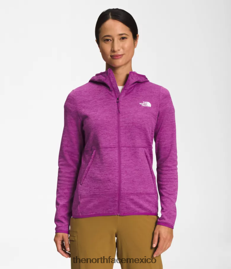 The North Face ropa NFHLJL747 flor de cactus púrpura brezo blanco mujer sudadera con capucha de canyonlands