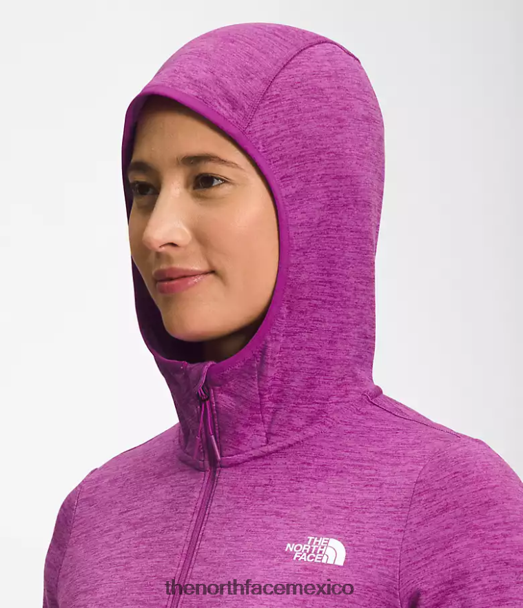 The North Face ropa NFHLJL747 flor de cactus púrpura brezo blanco mujer sudadera con capucha de canyonlands