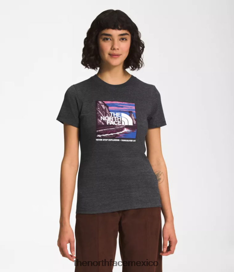 The North Face ropa NFHLJL1022 tnf/vancouver mujer Camiseta triblend de manga corta City Landmark