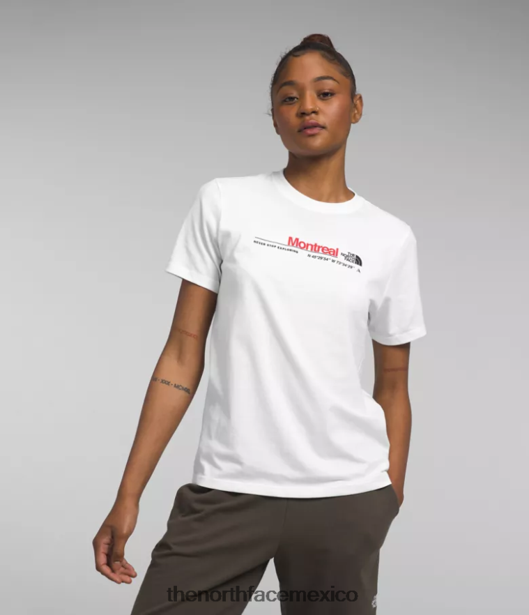 The North Face ropa NFHLJL1292 tnf blanco/montreal mujer camiseta urbana de manga corta