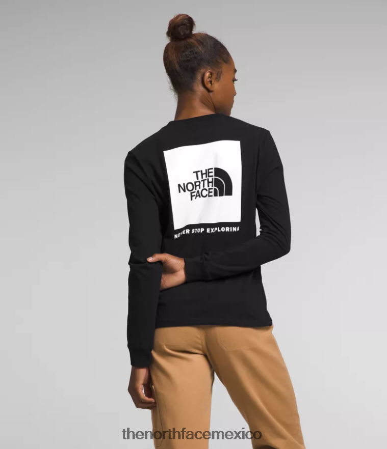 The North Face ropa NFHLJL680 tnf negro/tnf blanco mujer camiseta de manga larga con caja nse