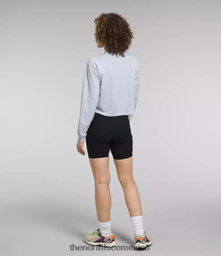The North Face ropa NFHLJL850 bígaro polvoriento mujer camiseta de manga larga con parche tradicional