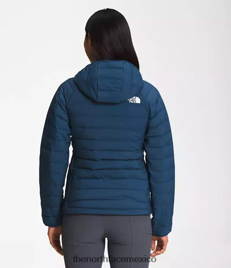 The North Face ropa NFHLJL670 azul sombreado mujer sudadera con capucha Belleview elástica