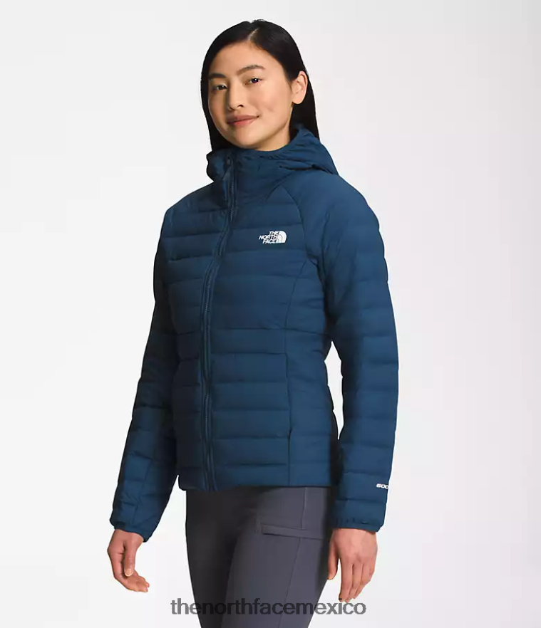 The North Face ropa NFHLJL670 azul sombreado mujer sudadera con capucha Belleview elástica