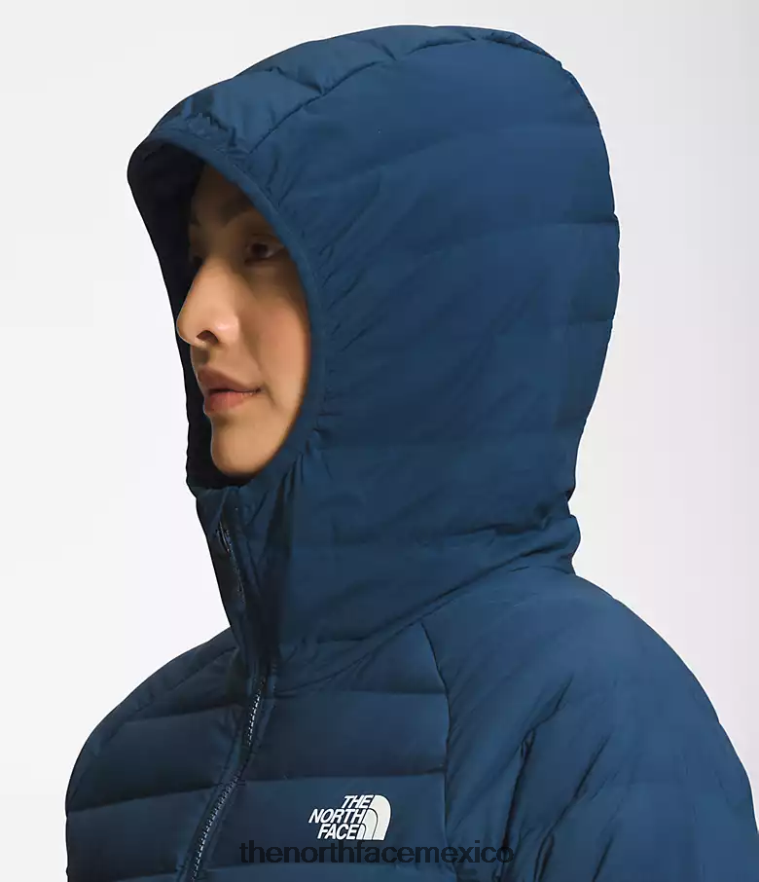 The North Face ropa NFHLJL670 azul sombreado mujer sudadera con capucha Belleview elástica