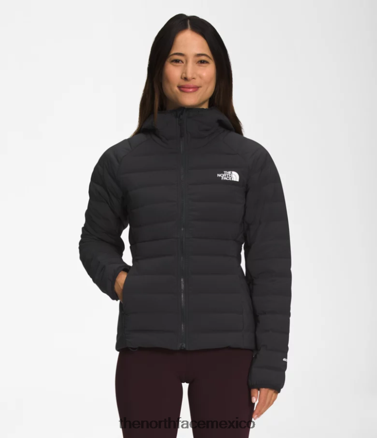 The North Face ropa NFHLJL671 negro mujer sudadera con capucha Belleview elástica
