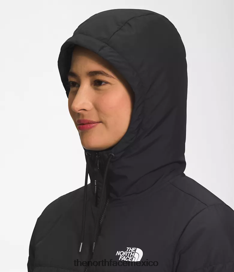 The North Face ropa NFHLJL671 negro mujer sudadera con capucha Belleview elástica