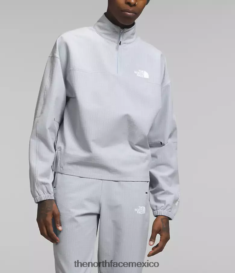 The North Face ropa NFHLJL248 brezo bígaro polvoriento mujer rejilla tekware 1/4 zip