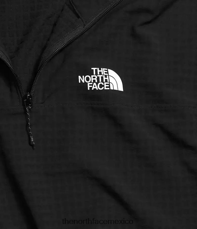 The North Face ropa NFHLJL249 negro mujer rejilla tekware 1/4 zip